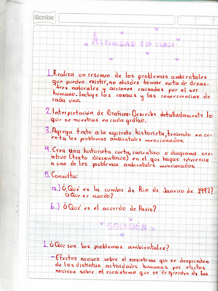 Ok Actividad Problemas Ambientales Isabella Gomez Ospina 7C | PDF