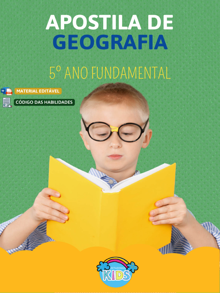 Apostila de Geografia 5º Ano BNCC | PDF | Água | Geografia