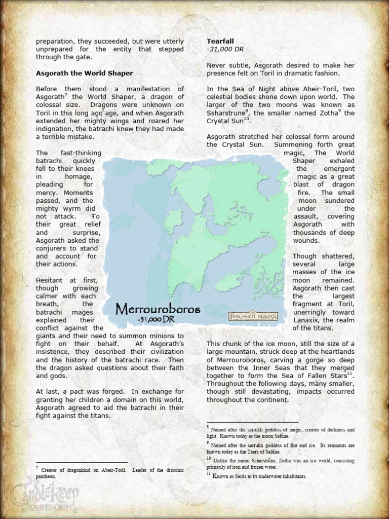 Asgorath: The Birth of Dragonkind | PDF | Dragon | Forgotten Realms