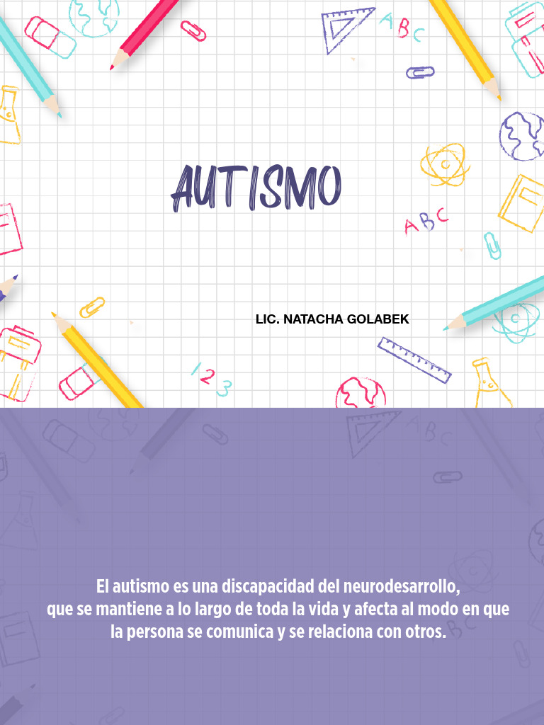 presentacionteAUTISMO | PDF | Autismo | Ciencias del comportamiento