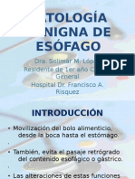 Patología Benigna de Esófago