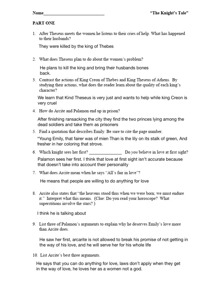 Knight%27s+Tale+Part+1 | PDF