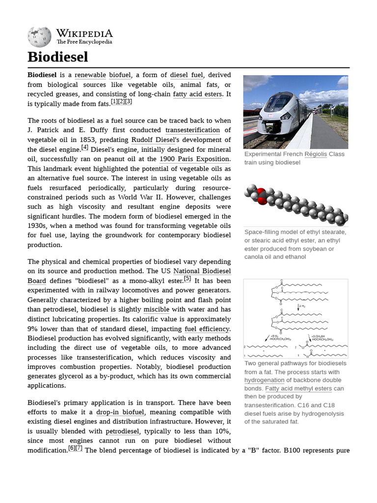 Biodiesel | PDF | Biodiesel | Diesel Fuel