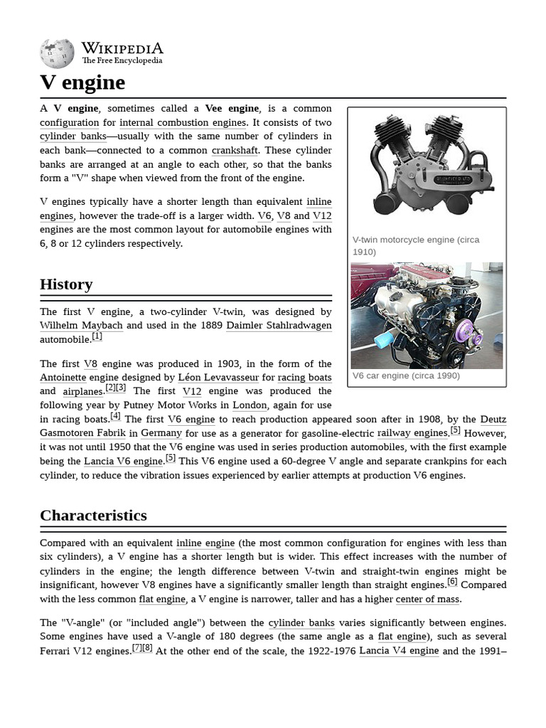 V_engine | PDF | Propulsion | Vehicle Technology