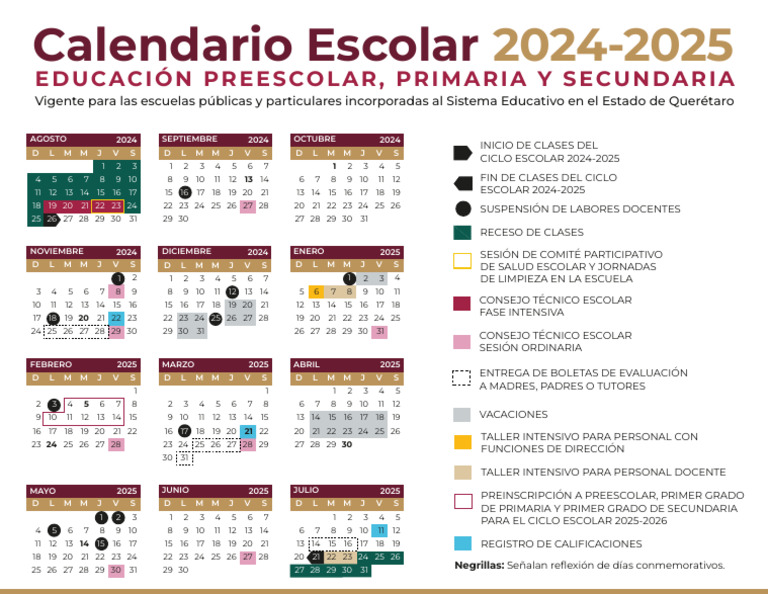 Httpswww usebeq edu mxcontentpdfcalendario20escolar20sep2024 25 pdf