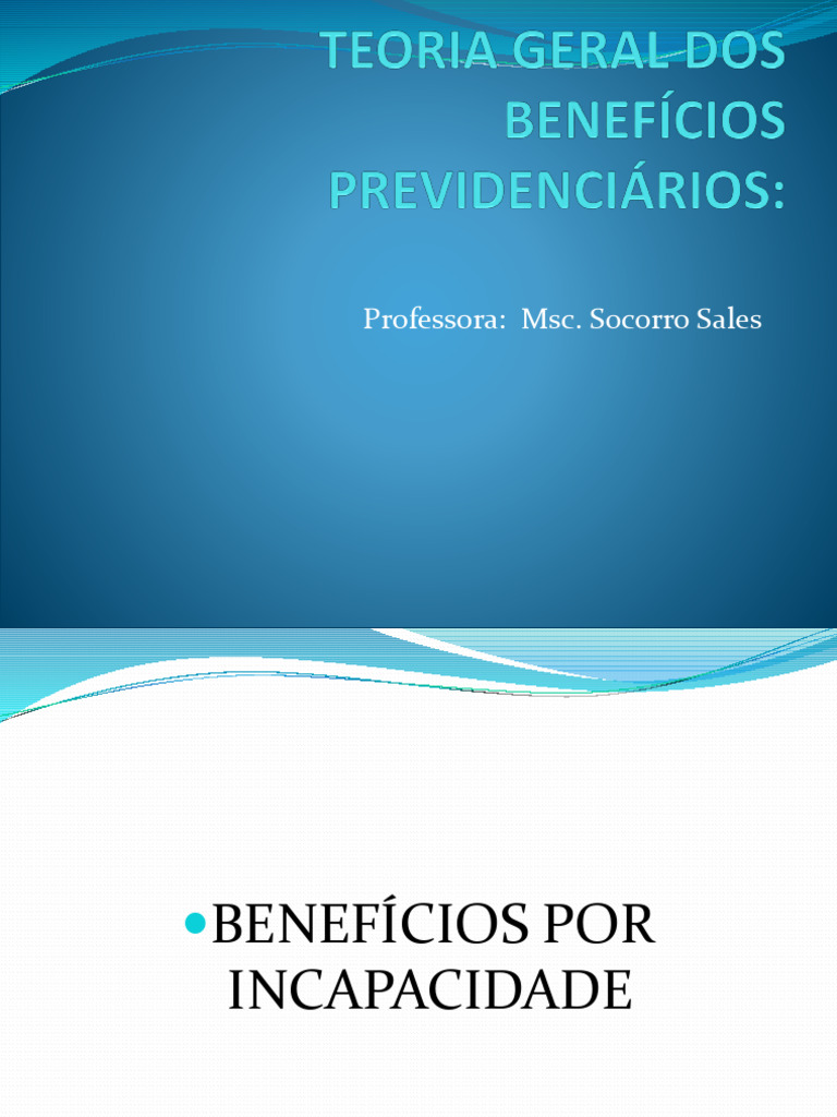 Teoria+Geral+Dos+Benef%c3%8dcios+Previdenci%c3%81rios | PDF | Pensão ...