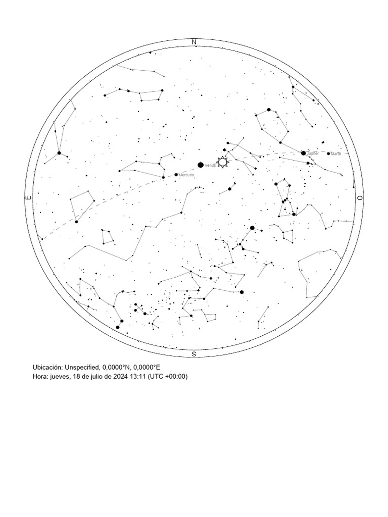 Sky Chart PDF | PDF