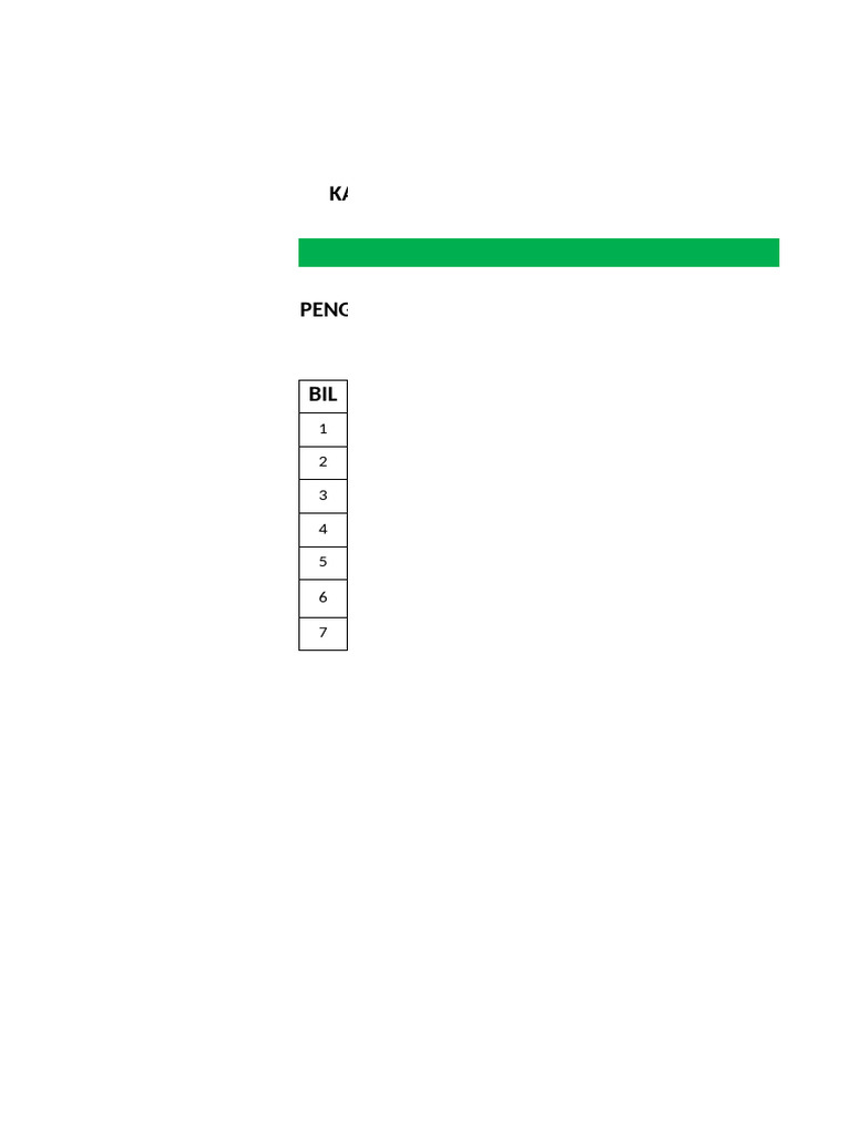 Borang Pendaftaran Pemain Karnival Bola Sepak | PDF