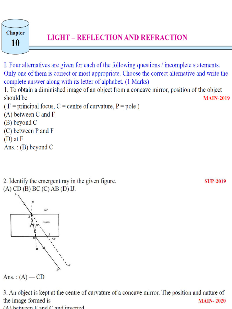 Physics PPT Exam 2024-25 | PDF