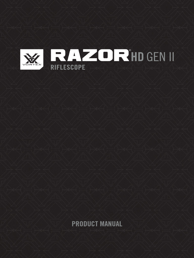 Vortex Manual - Razor HD Gen II Riflescope | PDF | Telescopic Sight ...