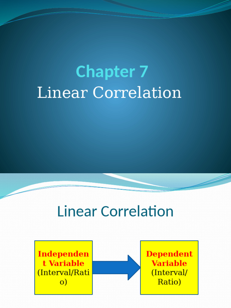 CHAPTER+7+-+%28Correlation%29 | PDF | Descriptive Statistics ...