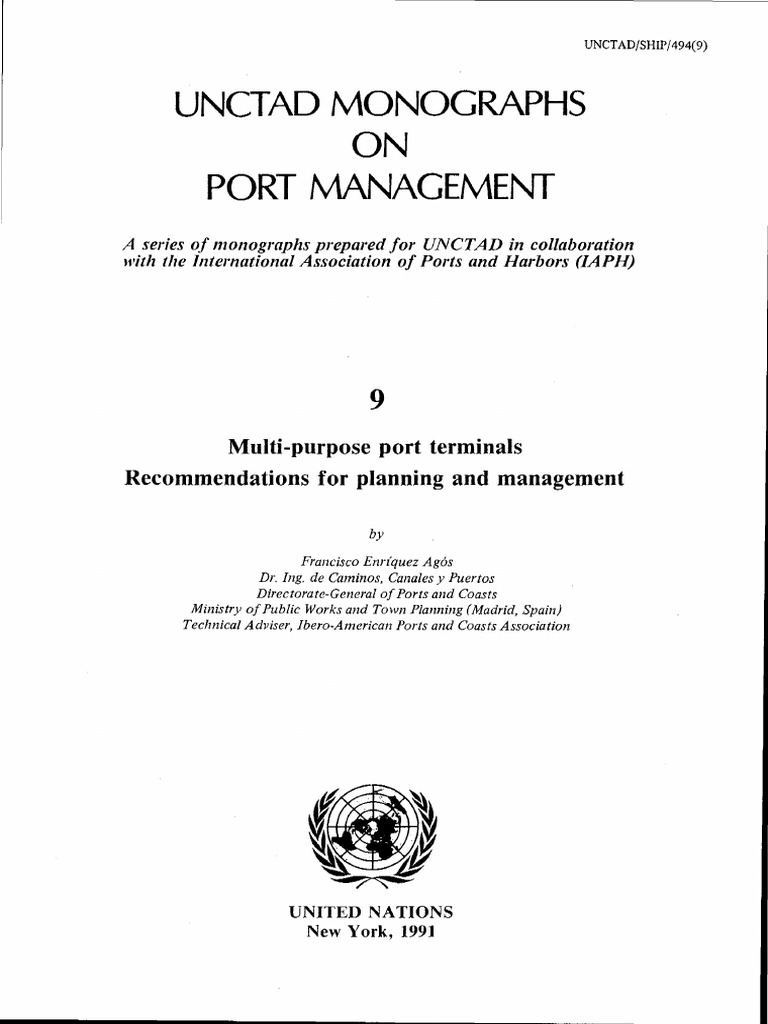 Planning and Management of Multipurpose Ports | PDF | Crane (Machine ...