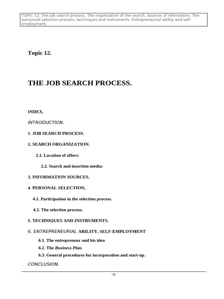 Job Search Strategies and Techniques | PDF | Recruitment | Business