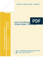 Use of Contraception in The United States: 1982-2008