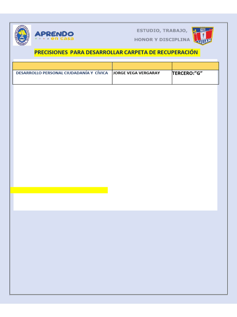 DESARROLLO PERSONAL 3° | PDF | Toma de decisiones | Aprendizaje