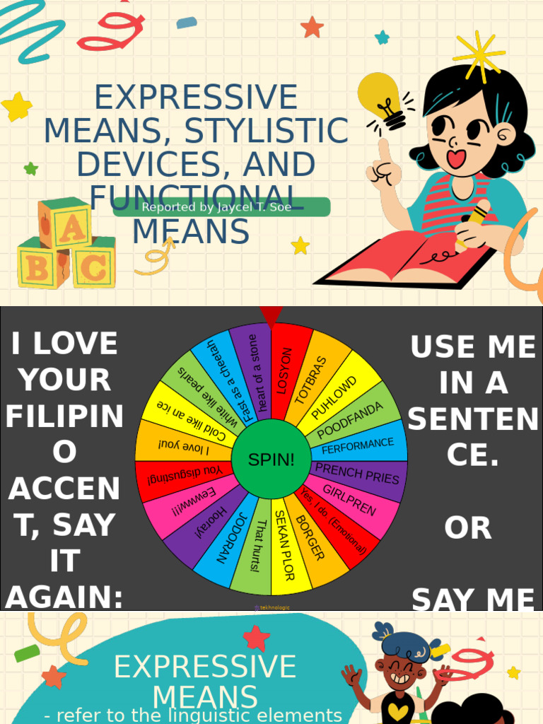Expressive Means and Stylistic Devices | PDF | Semantics | Linguistics