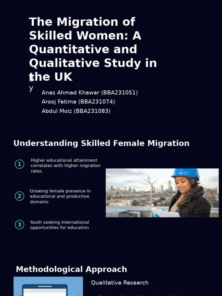 Skilled Female Migration in the UK Study | PDF | Human Migration ...