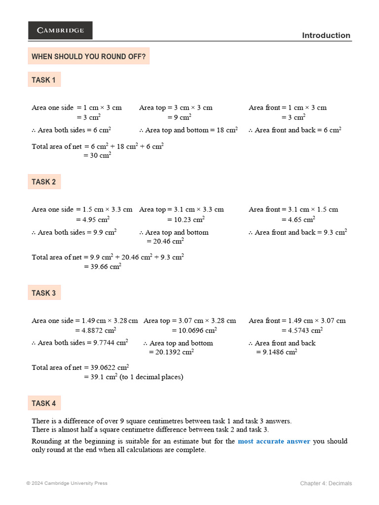 Decimal Rounding Techniques | PDF
