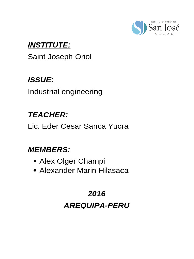 Overview of Industrial Engineering | PDF | Industrial Engineering ...