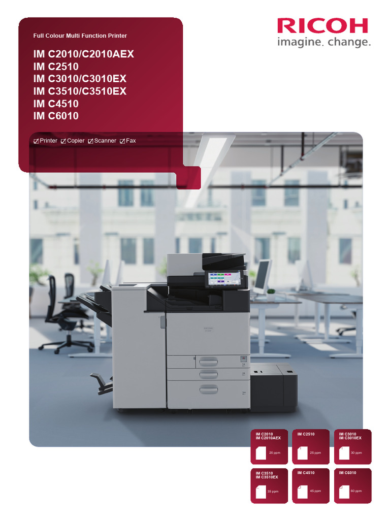 Ricoh IM C Series for Offices | PDF | Computer Security | Security