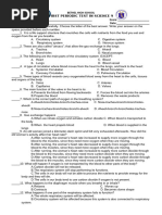 Grade 5 Science Term 1 Assessment | PDF | Circulatory System | Blood