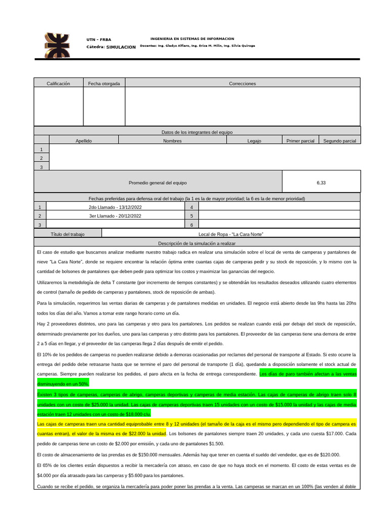 Documento - Propuesta TP Final | PDF | Informática | Ciencias de la ...