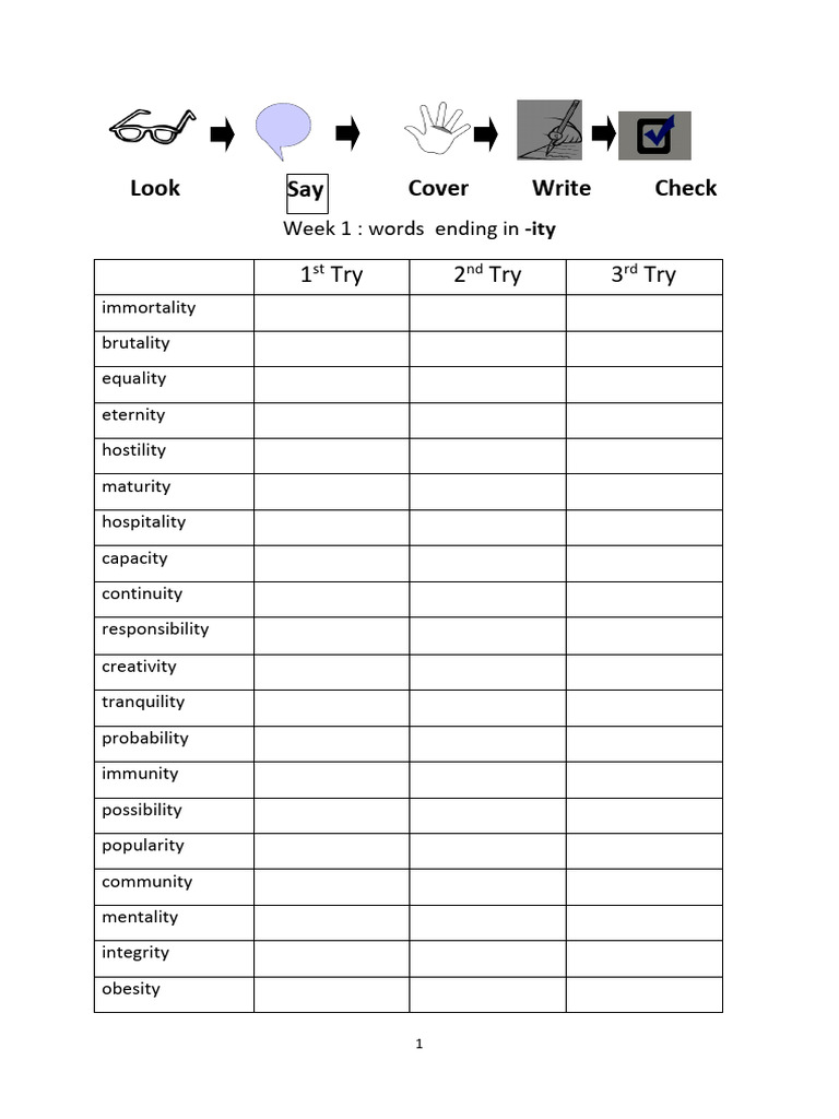 Term 2 Year 6 Spelling List | PDF | Health Care