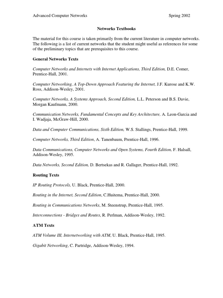 Networks Texts | PDF