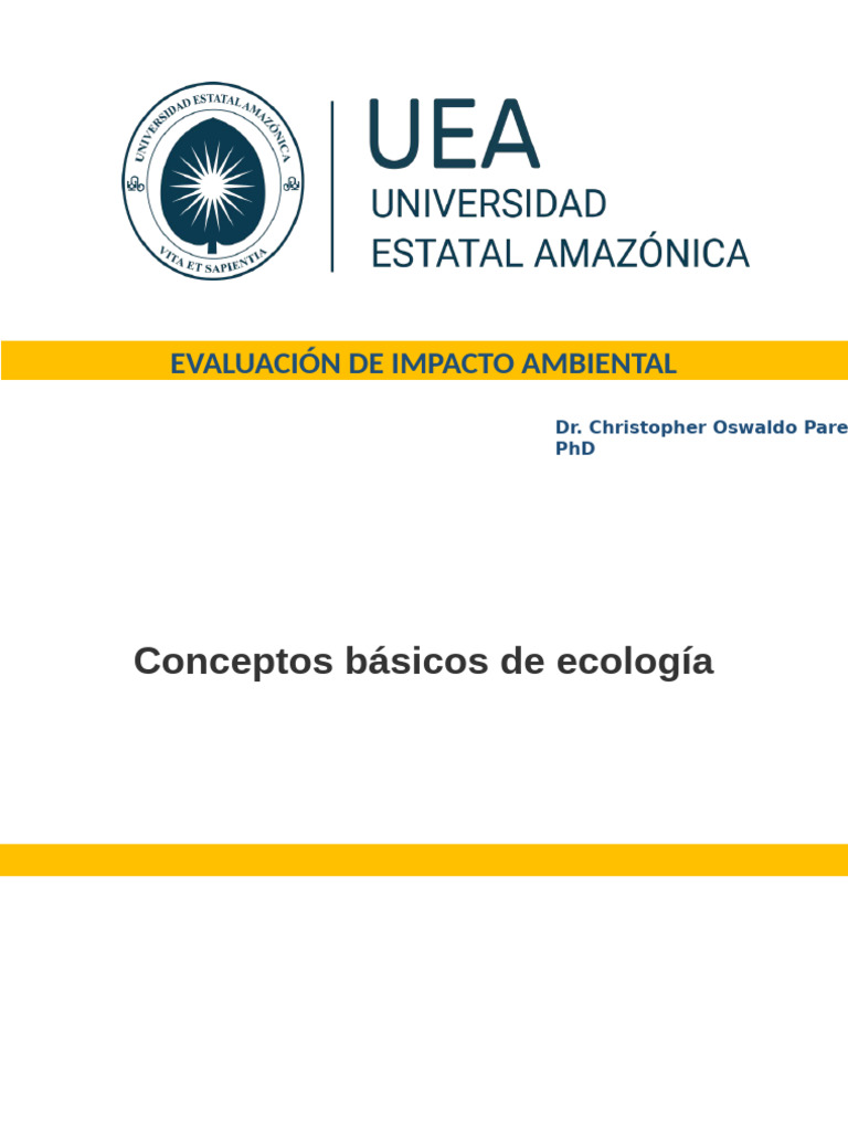 Conceptos Clave de Ecología | PDF | Ecología | Ecosistema