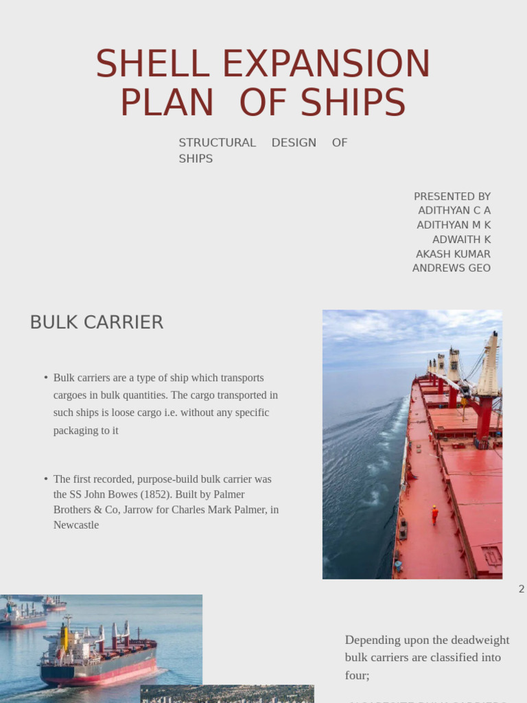 Shell Expansion Plan for Bulk Carriers | PDF | Ships | Hull (Watercraft)