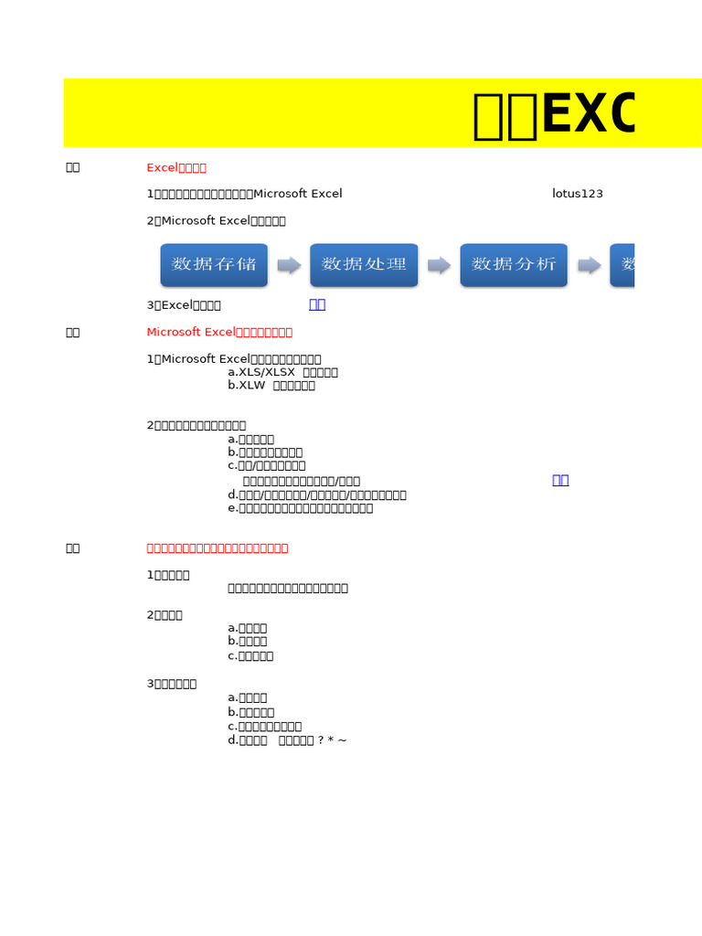第1讲认识excel | PDF