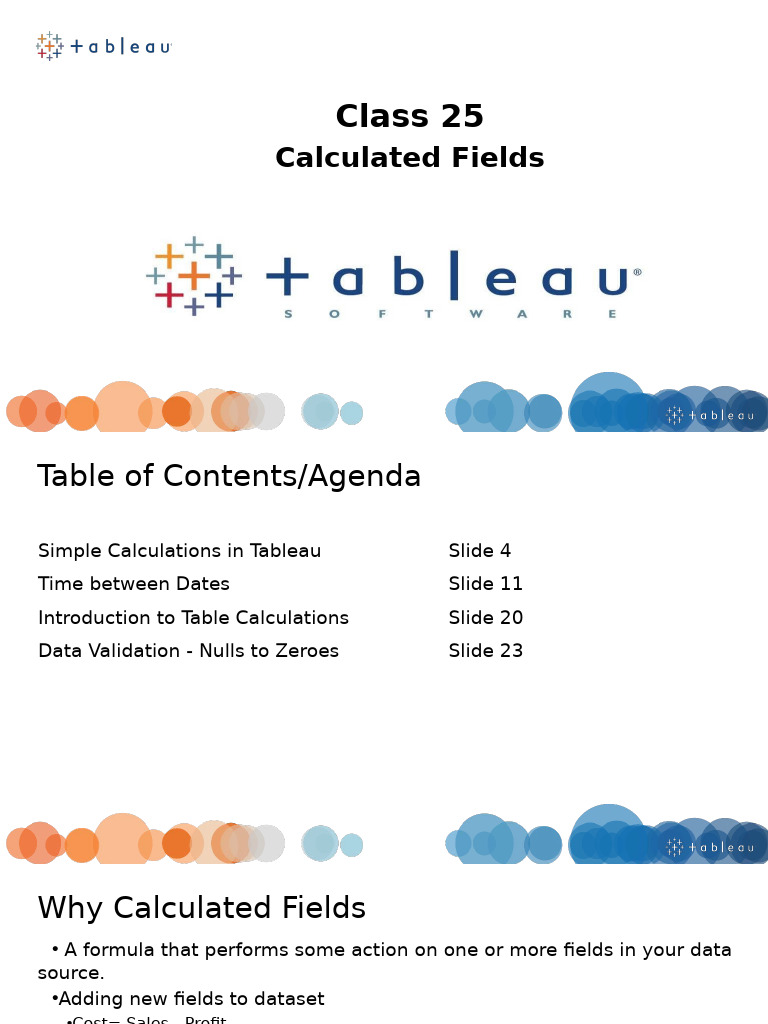 Using ZN Function in Tableau Calculations | PDF | Computer Programming