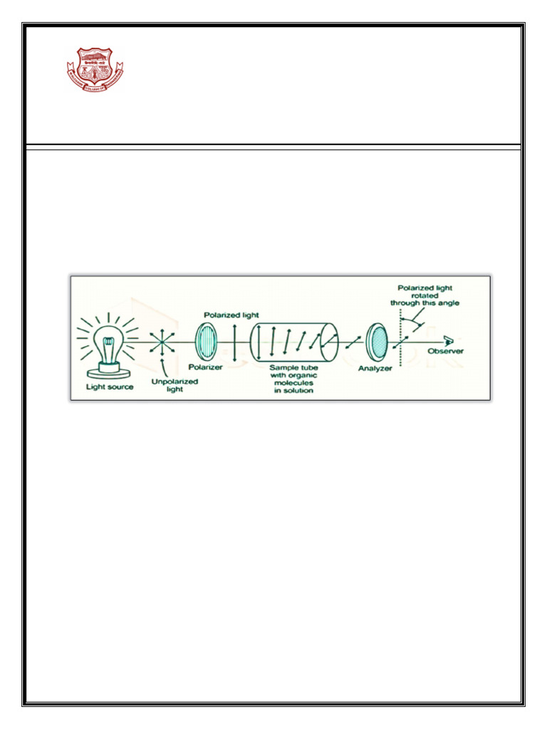 Specific Rotation of Sugar Solution | PDF | Light | Applied And ...