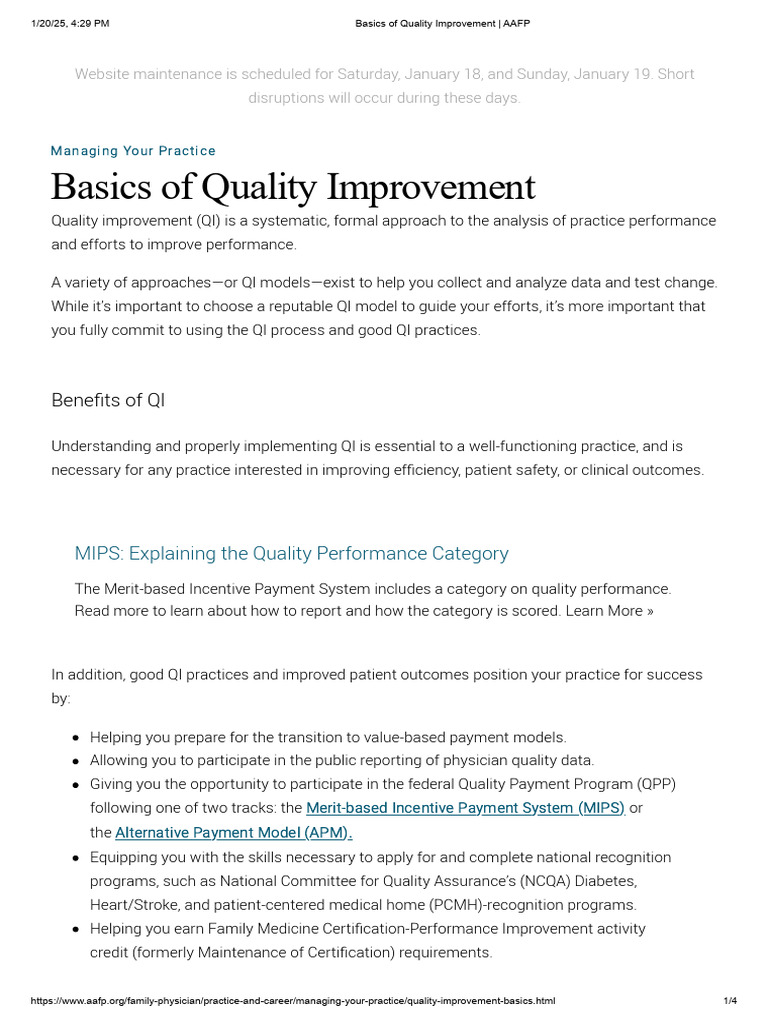 Essentials of Quality Improvement in Healthcare | PDF | Public Services ...