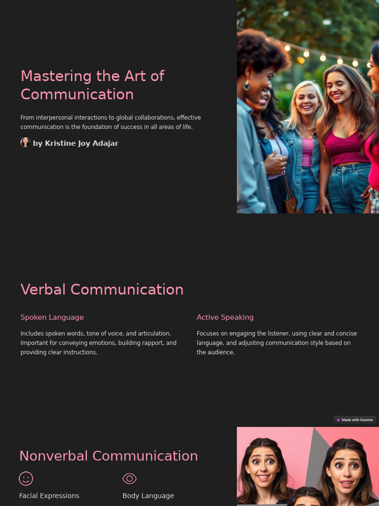 Mastering Effective Communication Skills | PDF | Communication ...