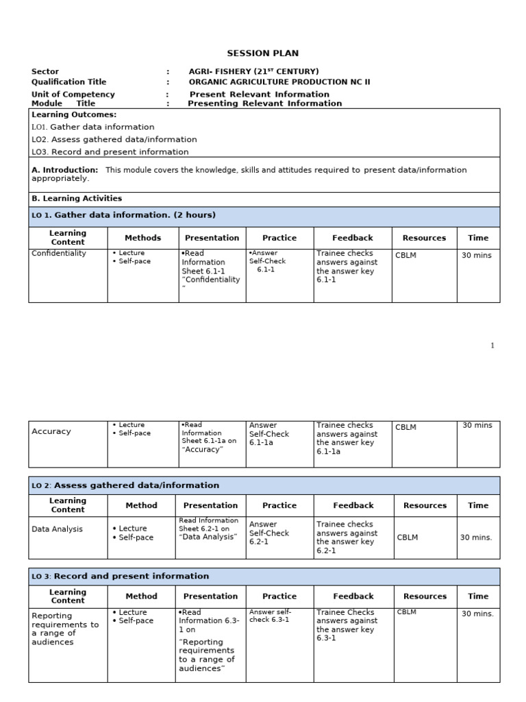 Organic Agriculture Data Presentation Guide | PDF | Information ...