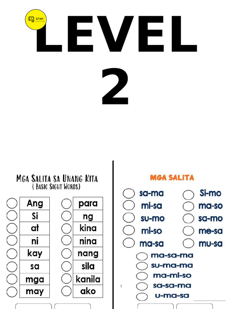 Level 2 salita pdf