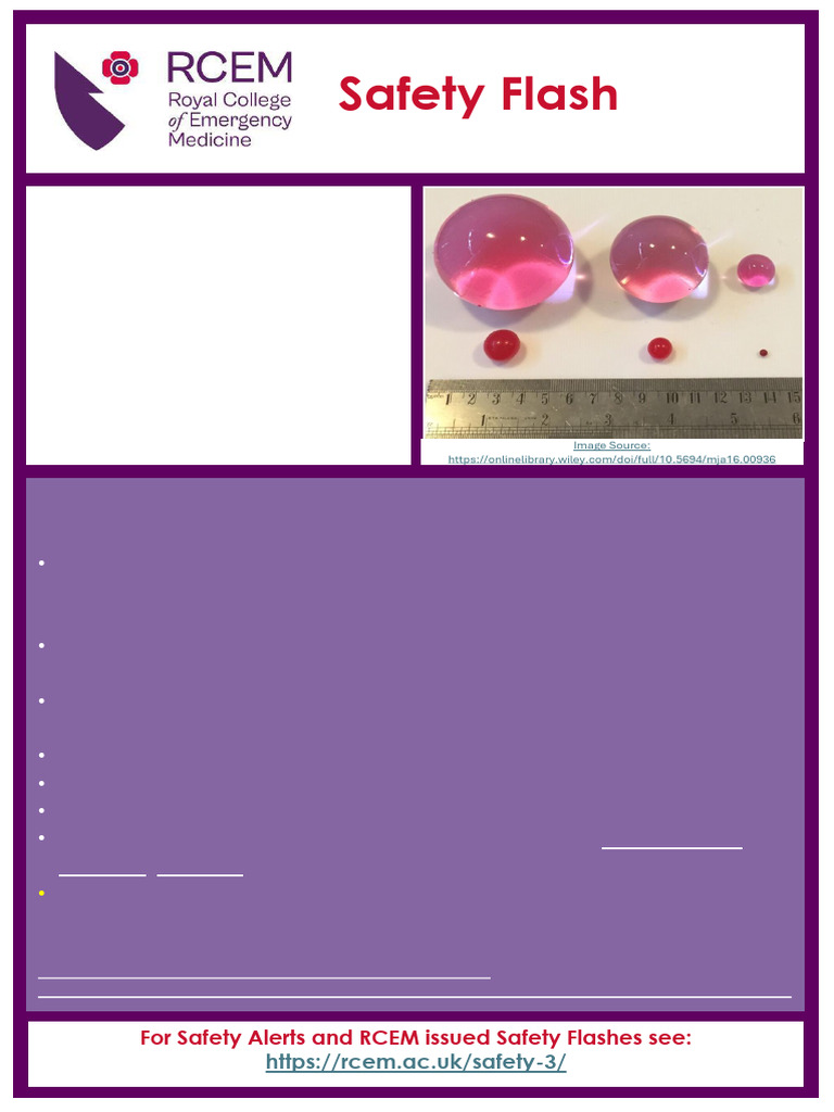 Water Beads: Child Safety Alert | PDF