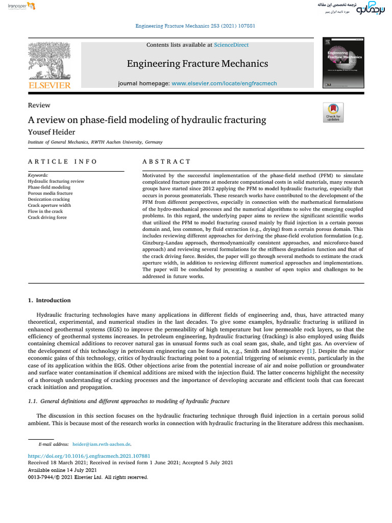 Hydraulic Fracturing Modeling Review | PDF | Fracture | Fracture Mechanics