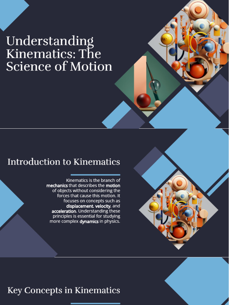 Slidesgo Understanding Kinematics The Science of Motion ...