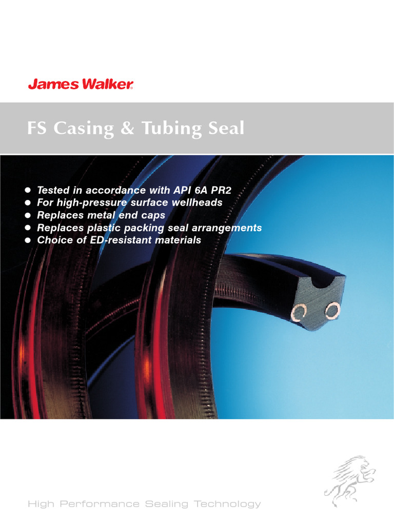High-Performance Casing Seals for Wellheads | PDF | Pipe (Fluid ...