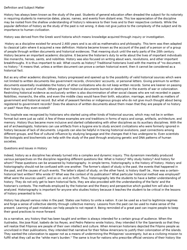 Understanding the Complexity of History | PDF | Primary Sources ...