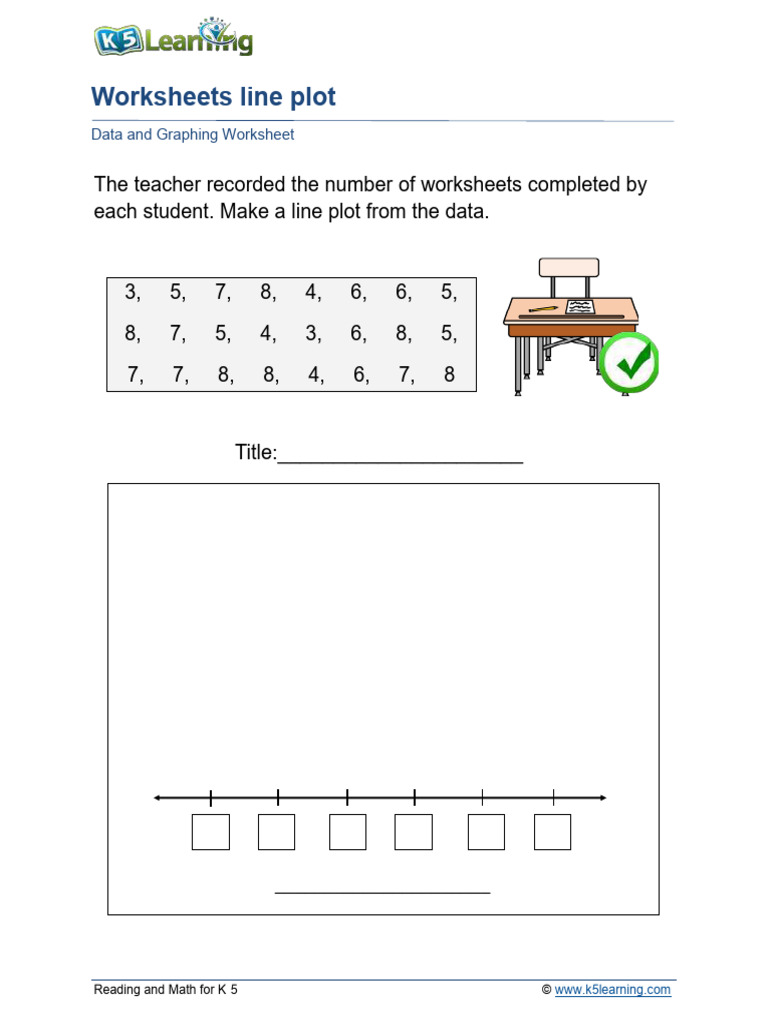 K-5 Line Plot Worksheet Guide | PDF