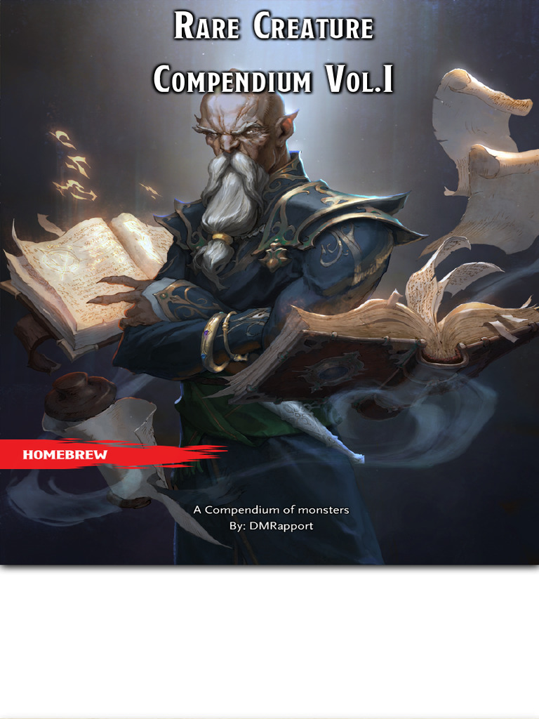 Rare Creatures Compendium Vol.I - GM Binder | PDF