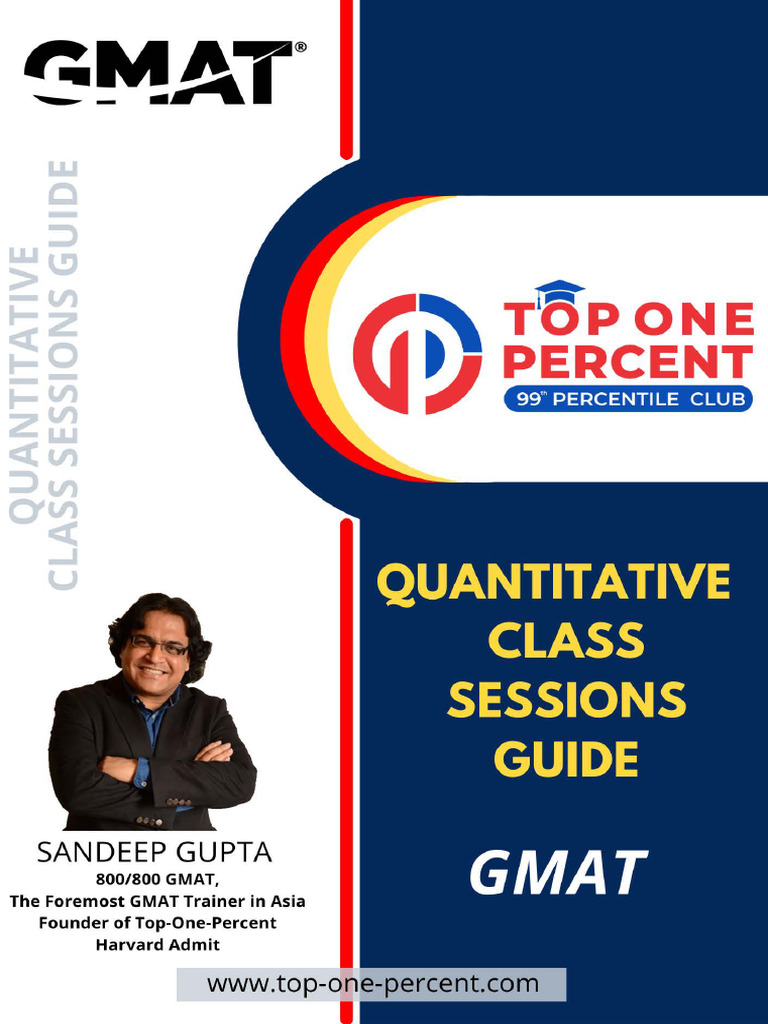 GMAT Quantitative Mastery Guide | PDF | Graduate Management Admission ...
