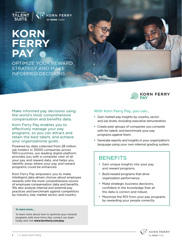 Optimize Your Pay Strategy with Korn Ferry | PDF | Compensation And ...
