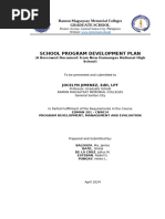 School Development Plan (SDP) | PDF
