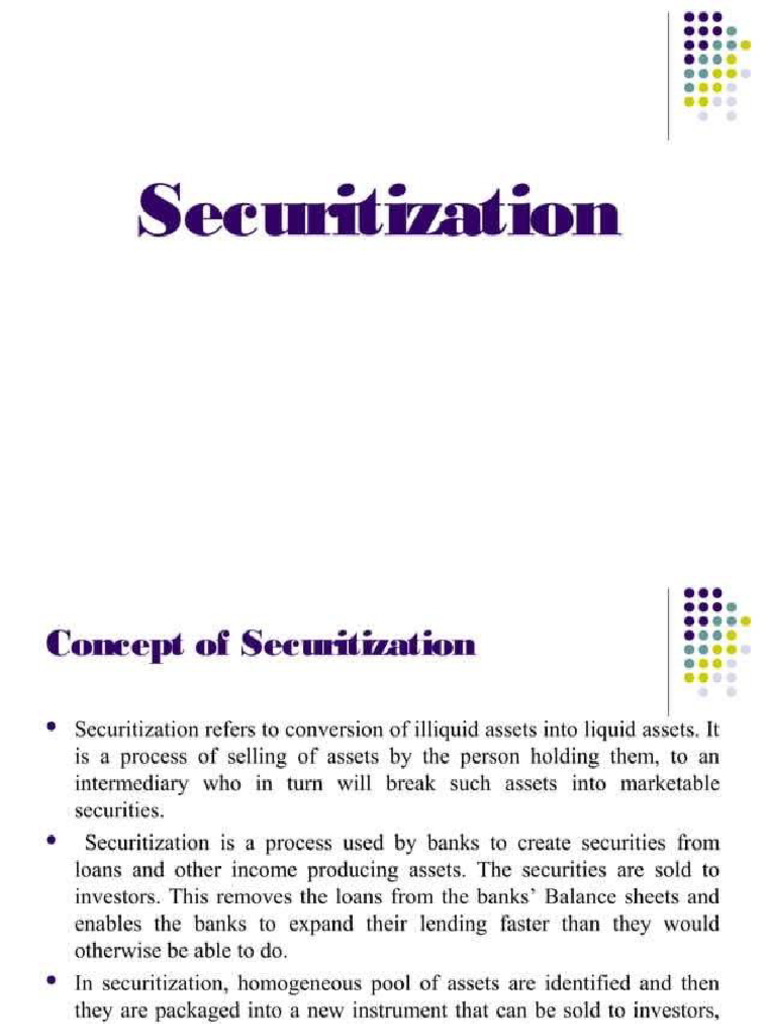 Securitization Pdf