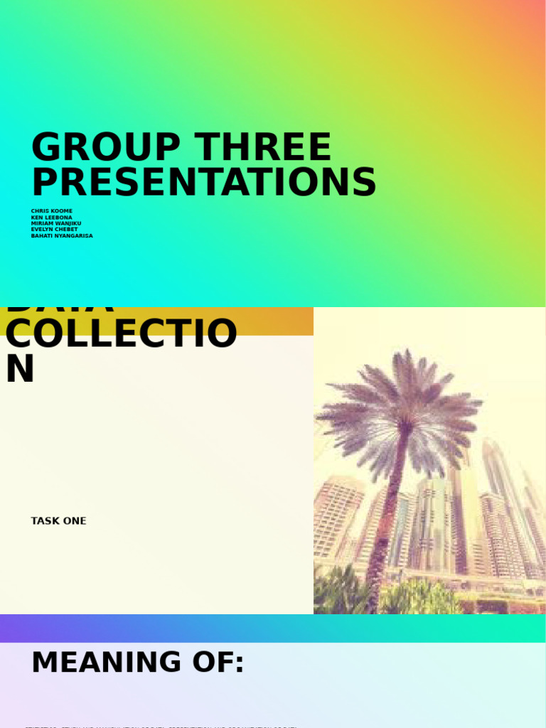 Data Collection Methods and Statistics | PDF