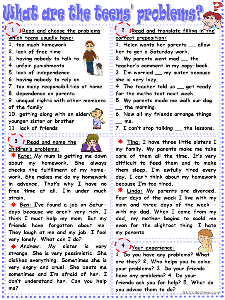 Common Teen Problems and Solutions | PDF